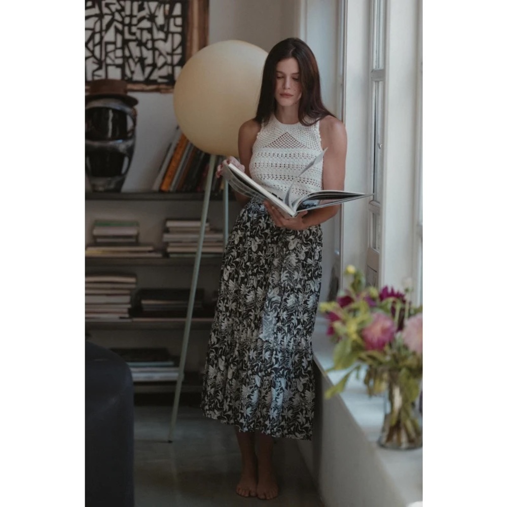 NEW St Roche Selma Skirt in black | size large